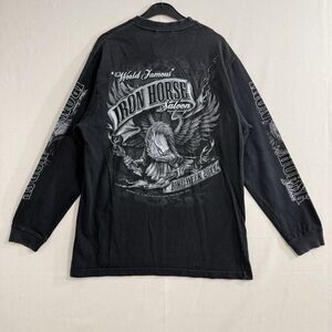 IRON HORSE SALOON BIKE WEEK 2011 Black Long Sleeve Shirt Mens Large Black, FL